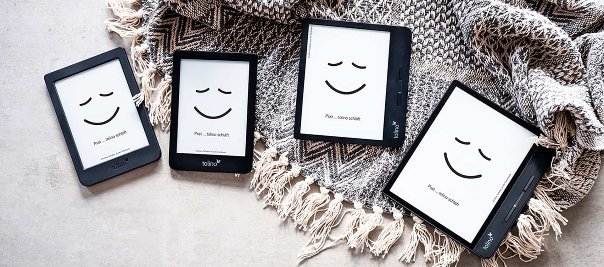 Lächeln im neuen Design: tolino-Allianz präsentiert neue eReader-Generation