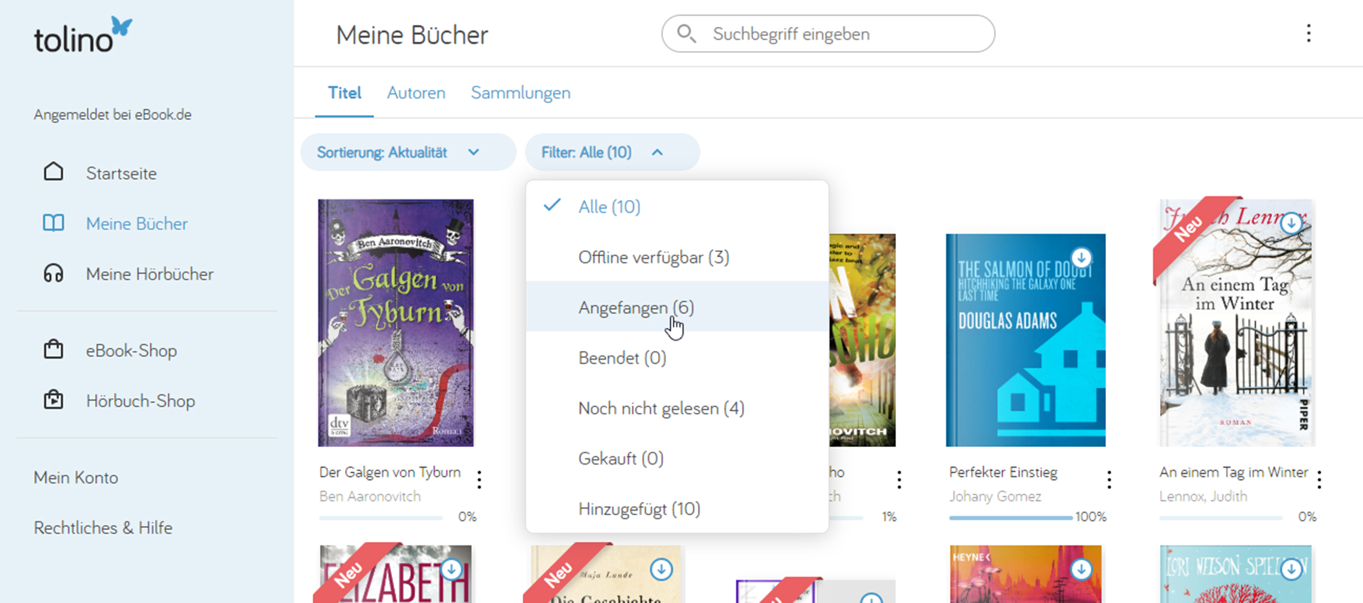Alles neu macht der Mai: tolino präsentiert neue Webreader-Version 5