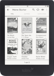tolino shine 3: Bibliotheksansicht