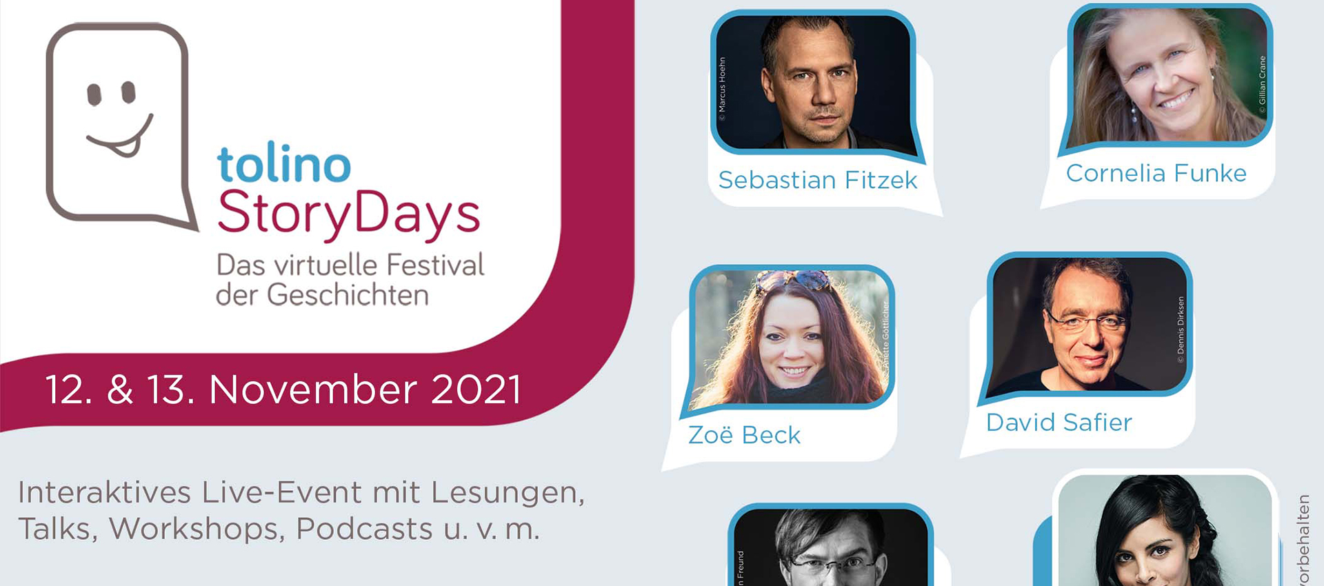 tolino StoryDays: tolino veranstaltet virtuelles Festival der Geschichten